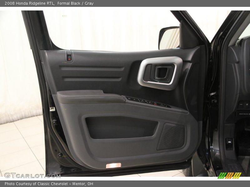 Formal Black / Gray 2008 Honda Ridgeline RTL