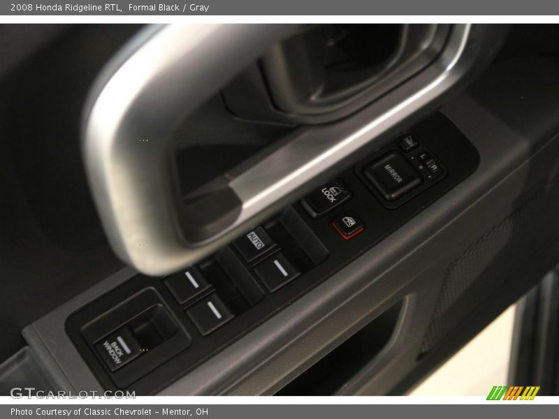 Formal Black / Gray 2008 Honda Ridgeline RTL