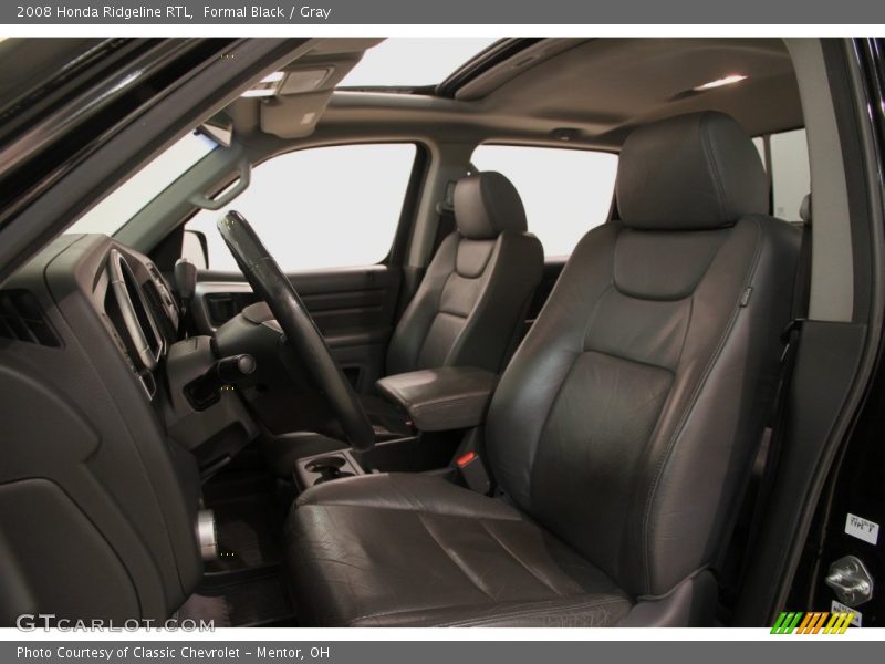 Formal Black / Gray 2008 Honda Ridgeline RTL