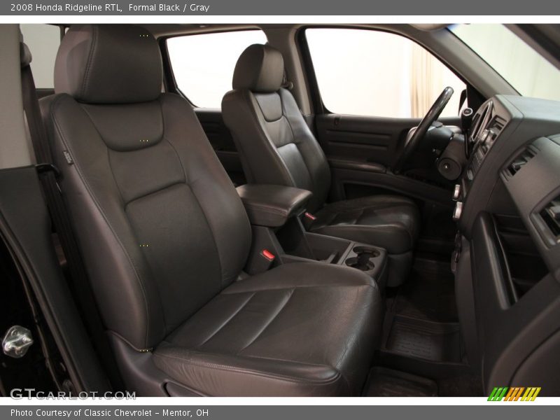 Formal Black / Gray 2008 Honda Ridgeline RTL