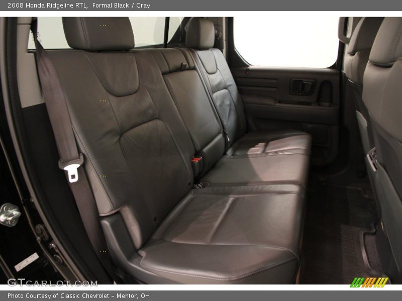 Formal Black / Gray 2008 Honda Ridgeline RTL