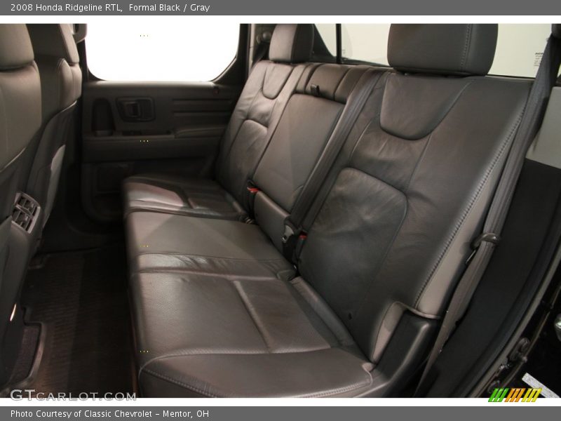 Formal Black / Gray 2008 Honda Ridgeline RTL
