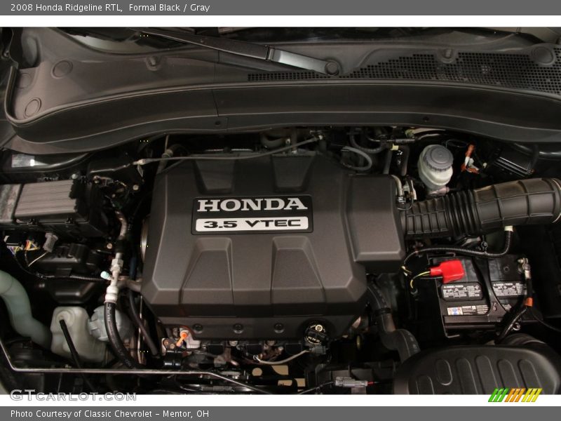 Formal Black / Gray 2008 Honda Ridgeline RTL