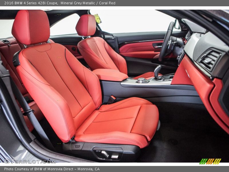  2016 4 Series 428i Coupe Coral Red Interior