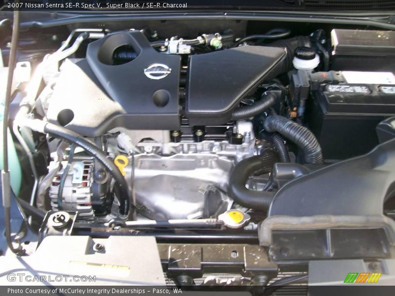 Super Black / SE-R Charcoal 2007 Nissan Sentra SE-R Spec V