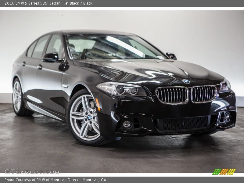 Jet Black / Black 2016 BMW 5 Series 535i Sedan