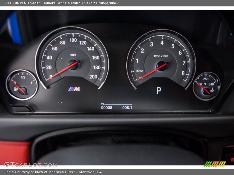  2016 M3 Sedan Sedan Gauges