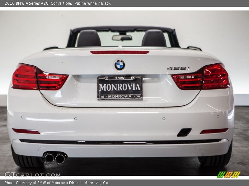 Alpine White / Black 2016 BMW 4 Series 428i Convertible