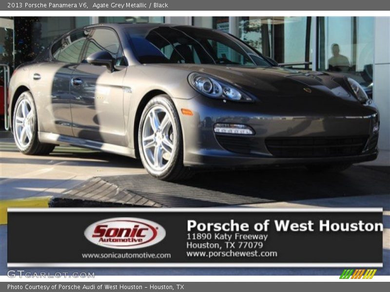 Agate Grey Metallic / Black 2013 Porsche Panamera V6