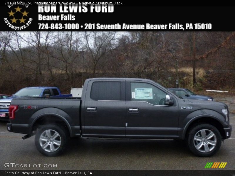 Magnetic / Platinum Black 2016 Ford F150 Platinum SuperCrew 4x4