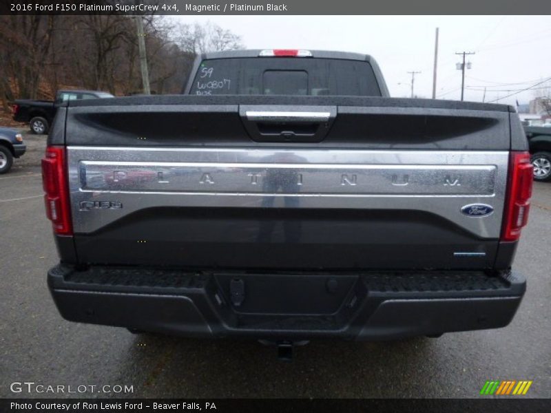Magnetic / Platinum Black 2016 Ford F150 Platinum SuperCrew 4x4