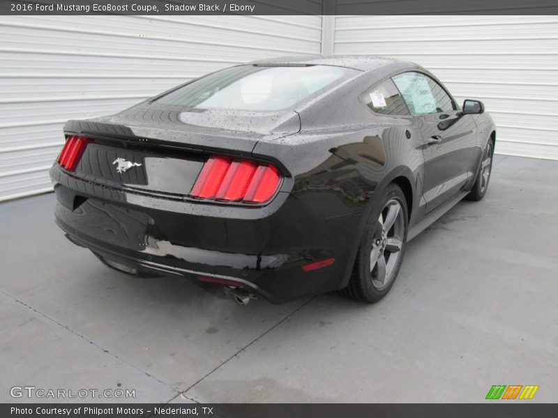 Shadow Black / Ebony 2016 Ford Mustang EcoBoost Coupe