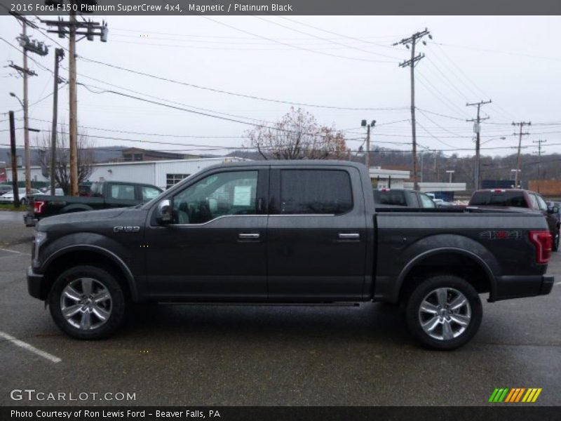 Magnetic / Platinum Black 2016 Ford F150 Platinum SuperCrew 4x4