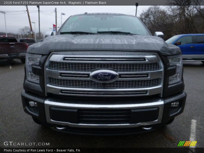 Magnetic / Platinum Black 2016 Ford F150 Platinum SuperCrew 4x4