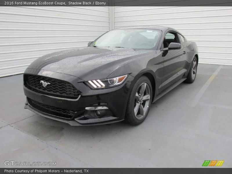 Shadow Black / Ebony 2016 Ford Mustang EcoBoost Coupe