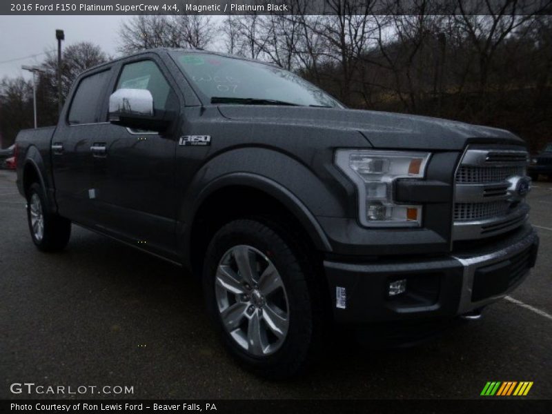 Magnetic / Platinum Black 2016 Ford F150 Platinum SuperCrew 4x4