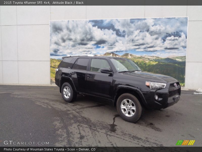 Attitude Black / Black 2015 Toyota 4Runner SR5 4x4