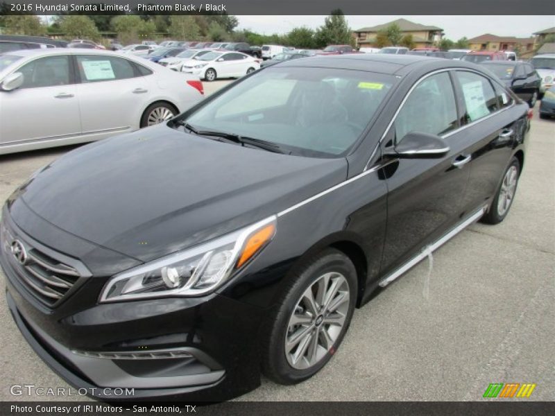 Phantom Black / Black 2016 Hyundai Sonata Limited