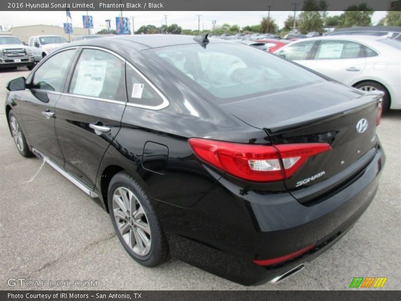 Phantom Black / Black 2016 Hyundai Sonata Limited