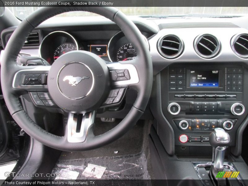 Dashboard of 2016 Mustang EcoBoost Coupe
