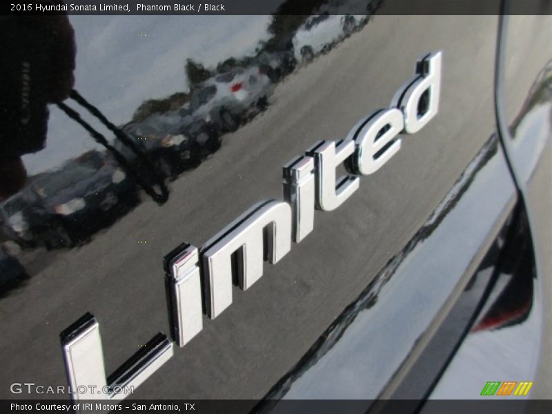 Phantom Black / Black 2016 Hyundai Sonata Limited