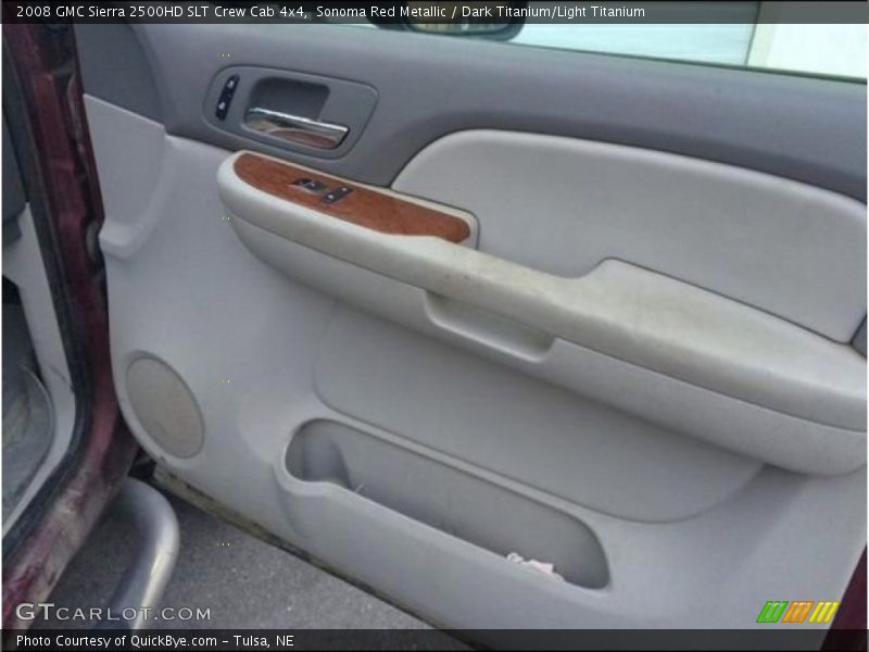 Sonoma Red Metallic / Dark Titanium/Light Titanium 2008 GMC Sierra 2500HD SLT Crew Cab 4x4