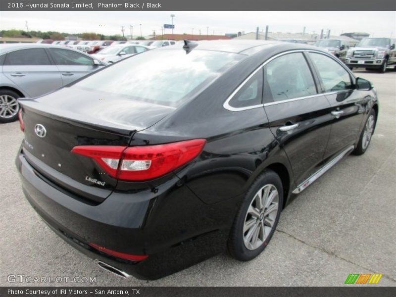 Phantom Black / Black 2016 Hyundai Sonata Limited