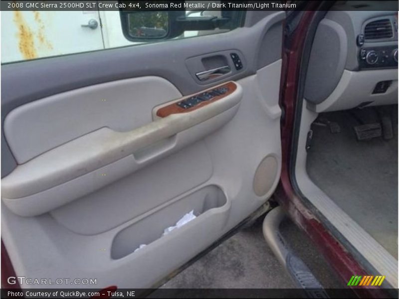 Sonoma Red Metallic / Dark Titanium/Light Titanium 2008 GMC Sierra 2500HD SLT Crew Cab 4x4