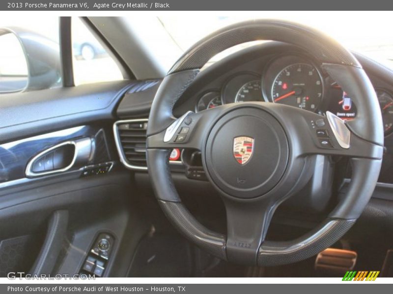 Agate Grey Metallic / Black 2013 Porsche Panamera V6