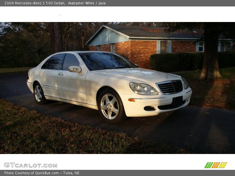 Alabaster White / Java 2004 Mercedes-Benz S 500 Sedan