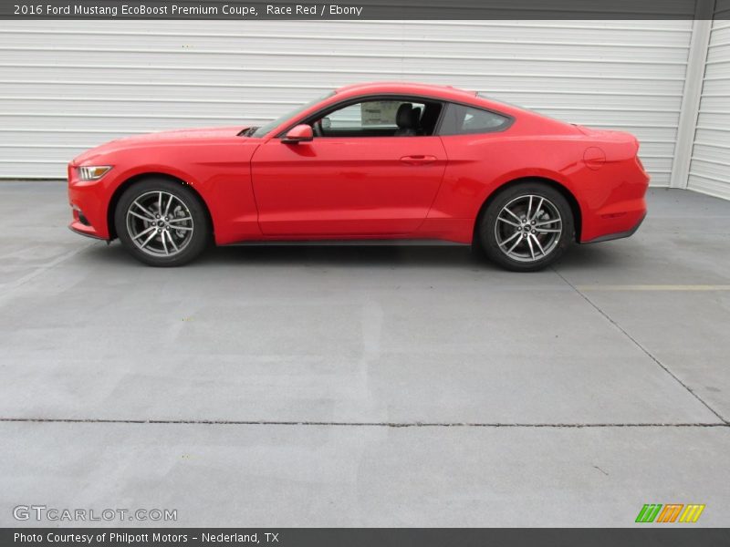 Race Red / Ebony 2016 Ford Mustang EcoBoost Premium Coupe