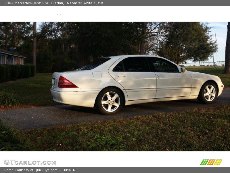 Alabaster White / Java 2004 Mercedes-Benz S 500 Sedan