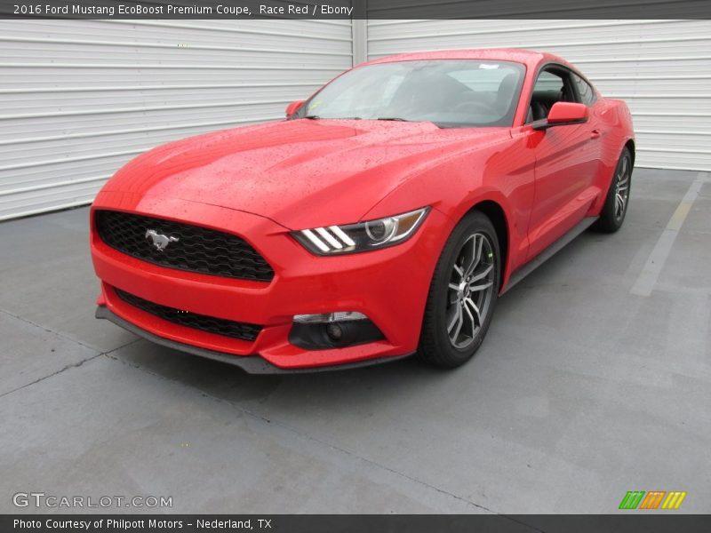 Race Red / Ebony 2016 Ford Mustang EcoBoost Premium Coupe
