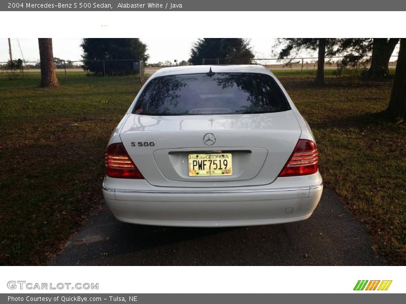 Alabaster White / Java 2004 Mercedes-Benz S 500 Sedan