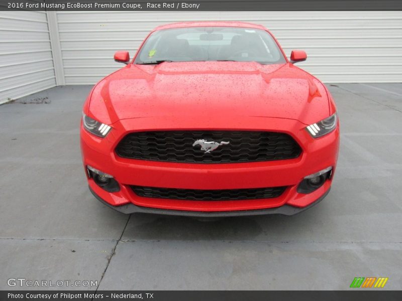 Race Red / Ebony 2016 Ford Mustang EcoBoost Premium Coupe