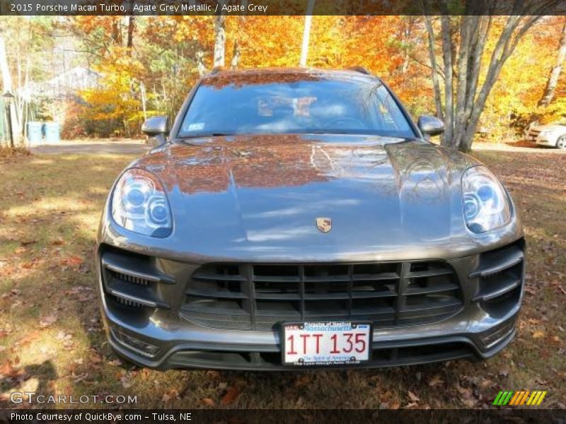 Agate Grey Metallic / Agate Grey 2015 Porsche Macan Turbo