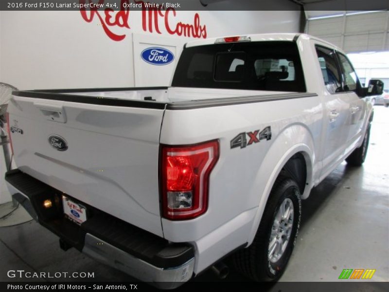 Oxford White / Black 2016 Ford F150 Lariat SuperCrew 4x4