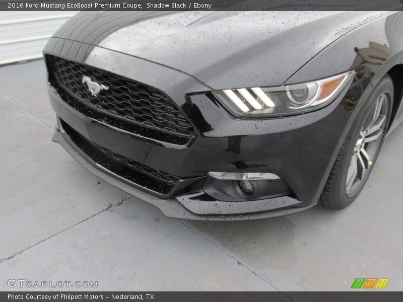 Shadow Black / Ebony 2016 Ford Mustang EcoBoost Premium Coupe