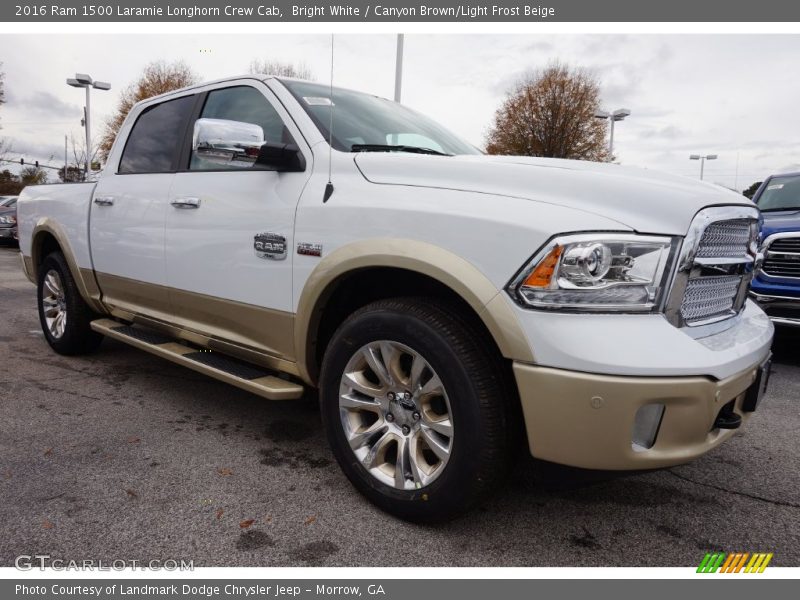 Front 3/4 View of 2016 1500 Laramie Longhorn Crew Cab