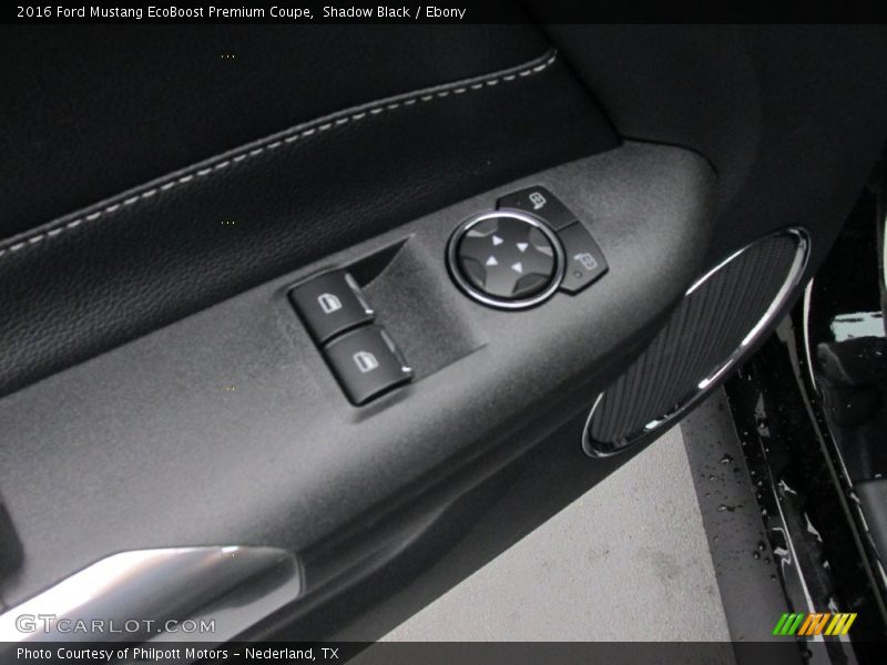 Shadow Black / Ebony 2016 Ford Mustang EcoBoost Premium Coupe