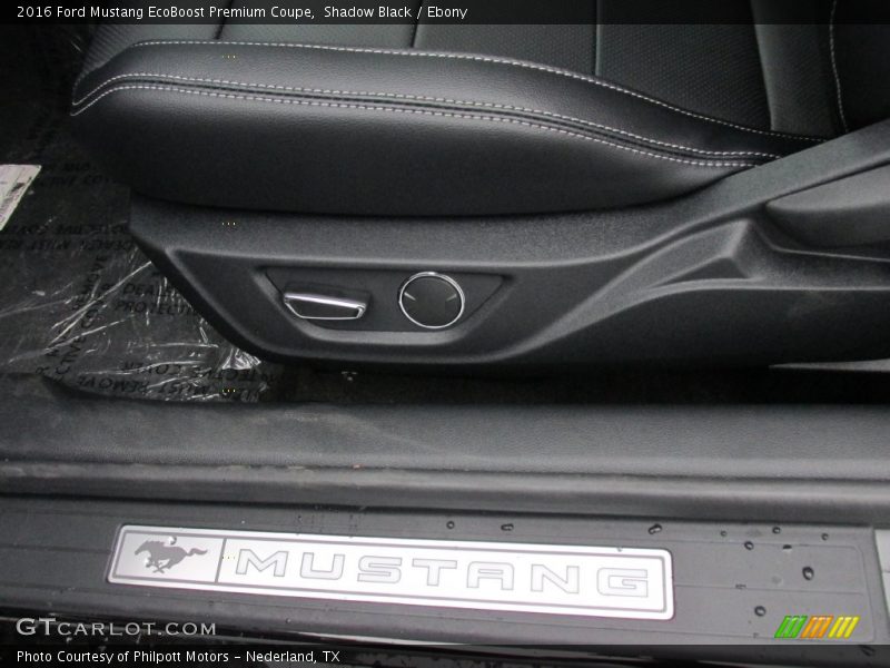 Shadow Black / Ebony 2016 Ford Mustang EcoBoost Premium Coupe