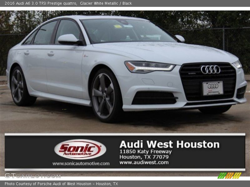 Glacier White Metallic / Black 2016 Audi A6 3.0 TFSI Prestige quattro