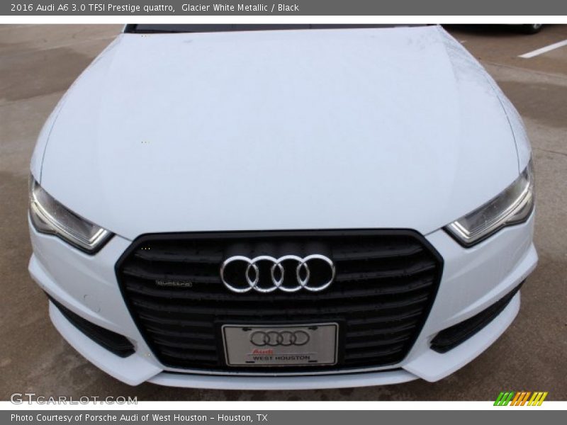 Glacier White Metallic / Black 2016 Audi A6 3.0 TFSI Prestige quattro