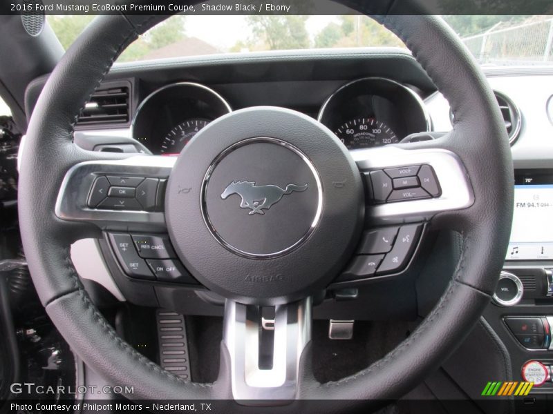  2016 Mustang EcoBoost Premium Coupe Steering Wheel