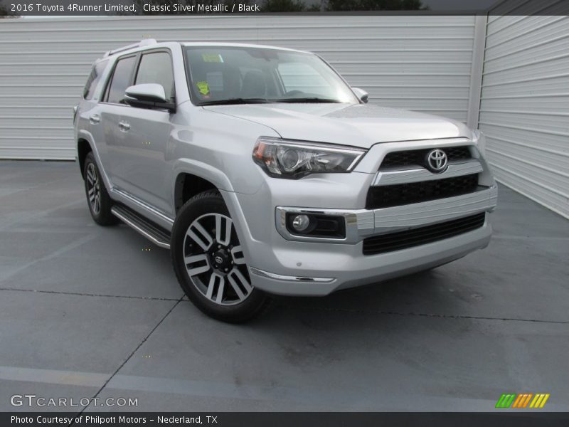 Classic Silver Metallic / Black 2016 Toyota 4Runner Limited