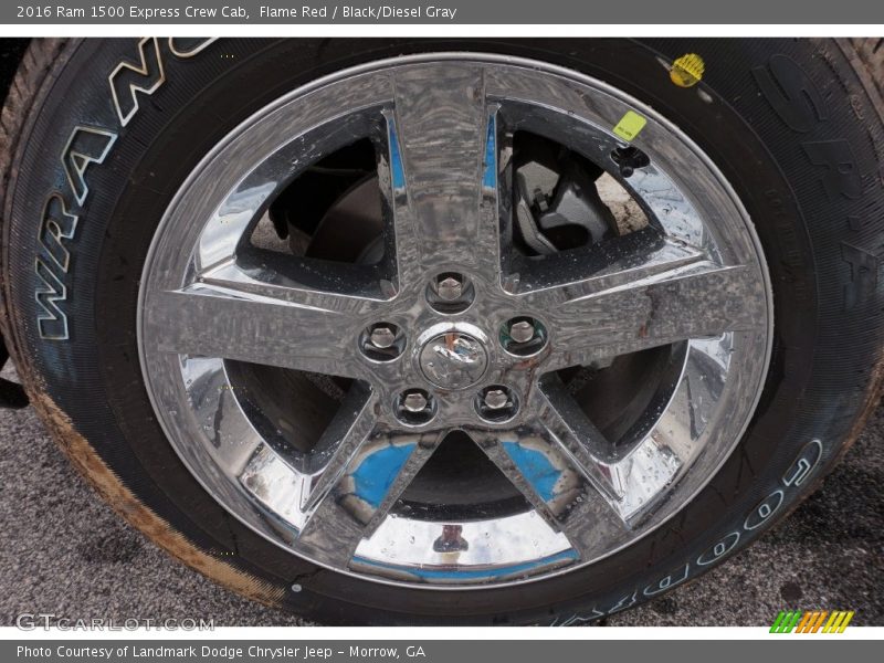 Flame Red / Black/Diesel Gray 2016 Ram 1500 Express Crew Cab