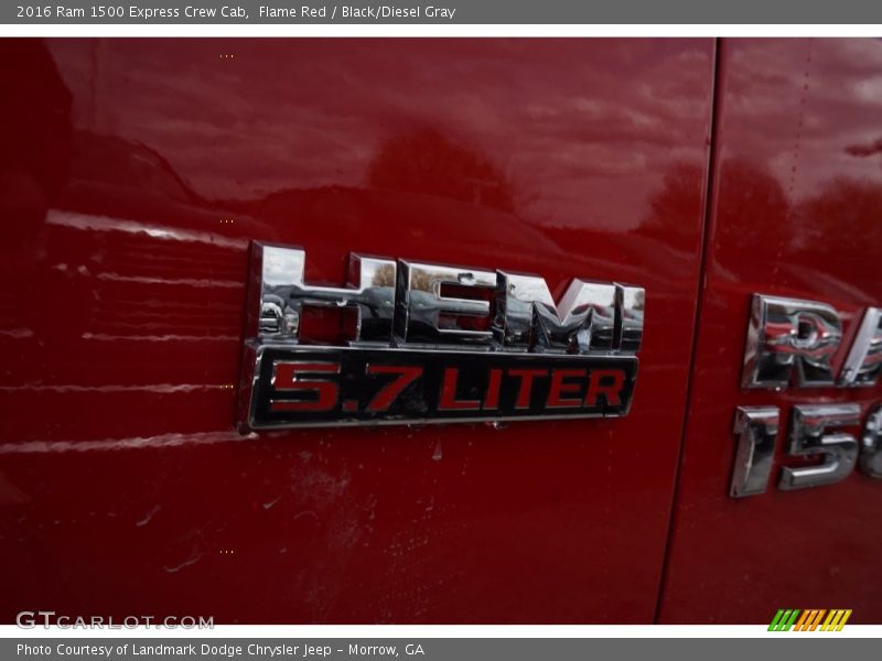 Flame Red / Black/Diesel Gray 2016 Ram 1500 Express Crew Cab