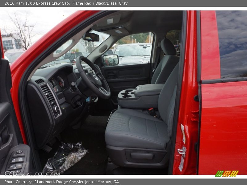 Flame Red / Black/Diesel Gray 2016 Ram 1500 Express Crew Cab