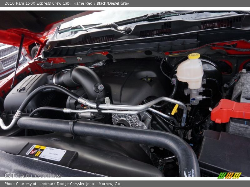 Flame Red / Black/Diesel Gray 2016 Ram 1500 Express Crew Cab