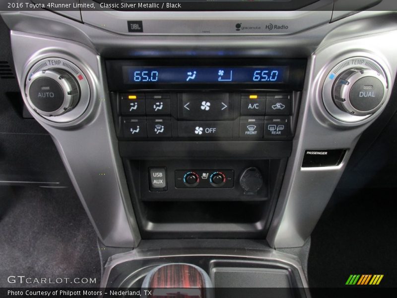 Classic Silver Metallic / Black 2016 Toyota 4Runner Limited